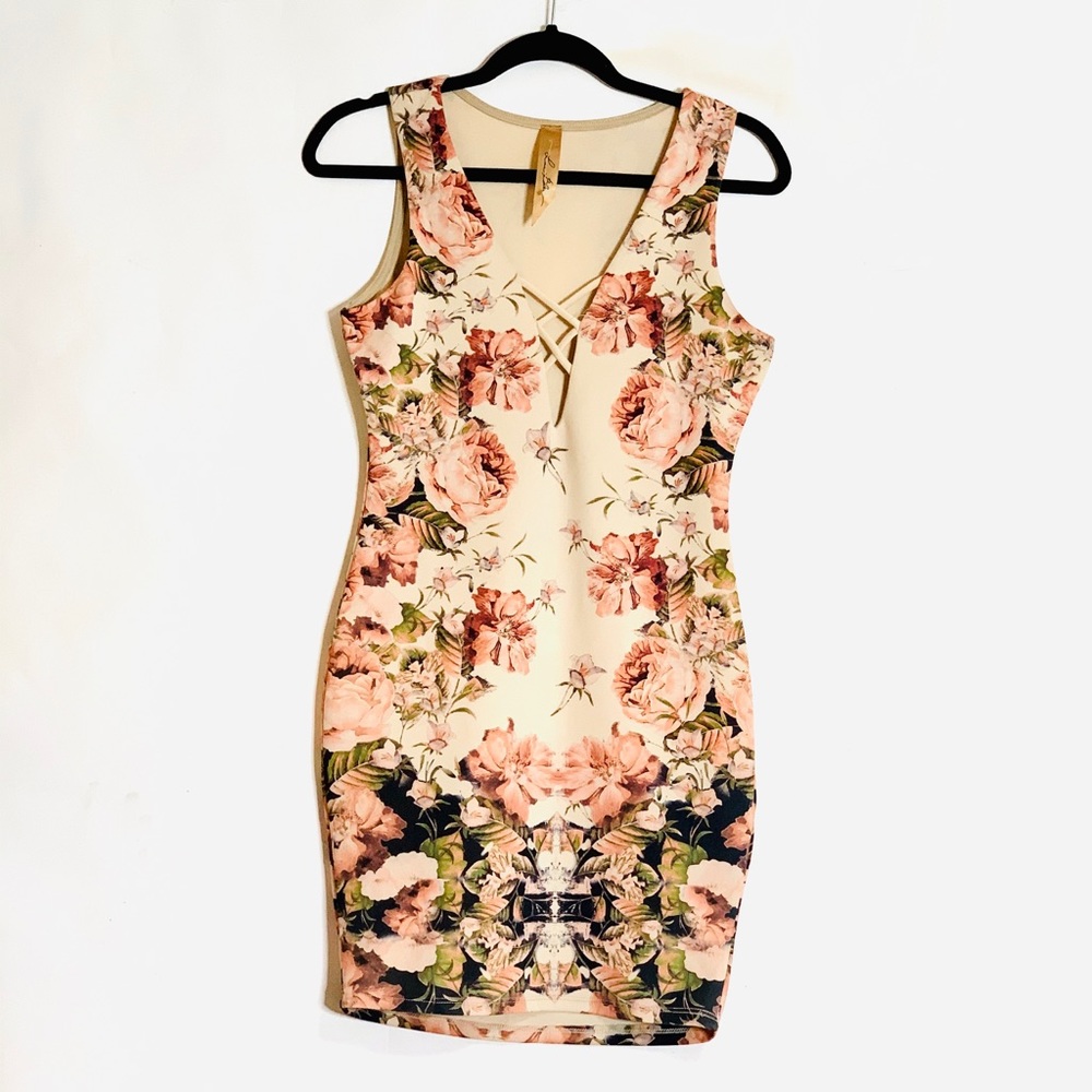 Lac Bleu Floral Tank Dress